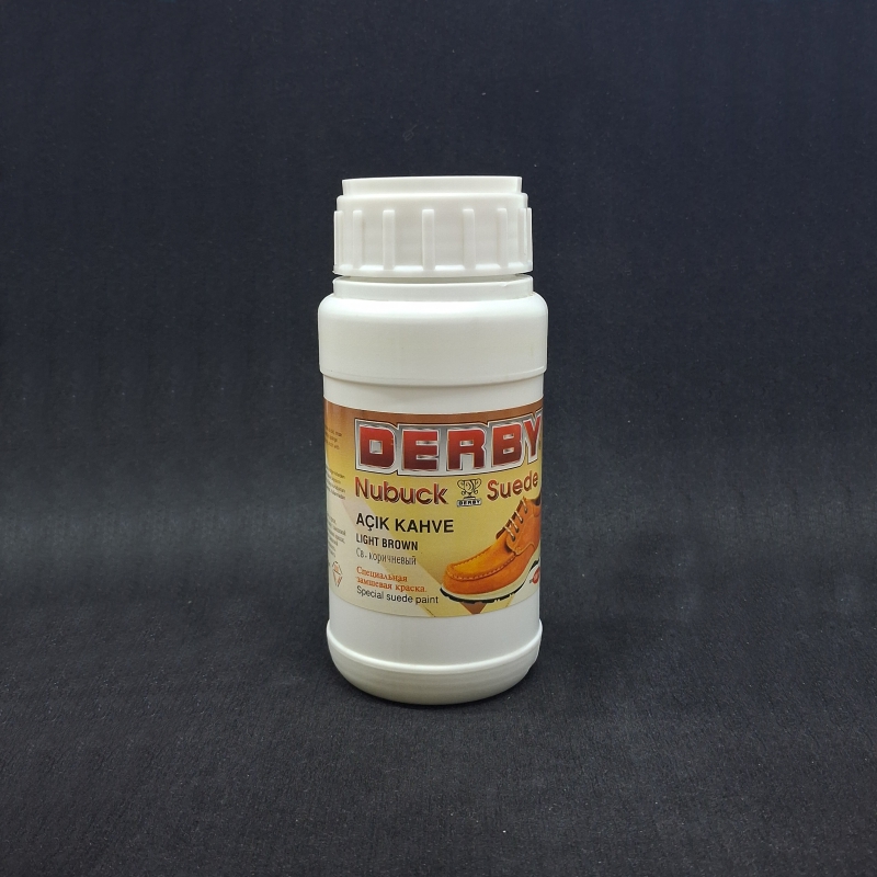 *Краска для замши/нубука Derby col-L.Brown V-250мл (Турция) от магазина Zurnachidi